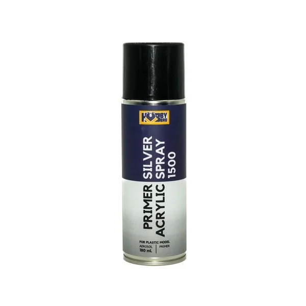 Hobby Bro HB-009 Primer Silver Acrylic Spray 1500 180 ml HB009PSAS1500 (สเปรย์) Hobby Bro HB-009 Primer Silver Acrylic Spray 1500 180 ml HB009PSAS1500 (สเปรย์)