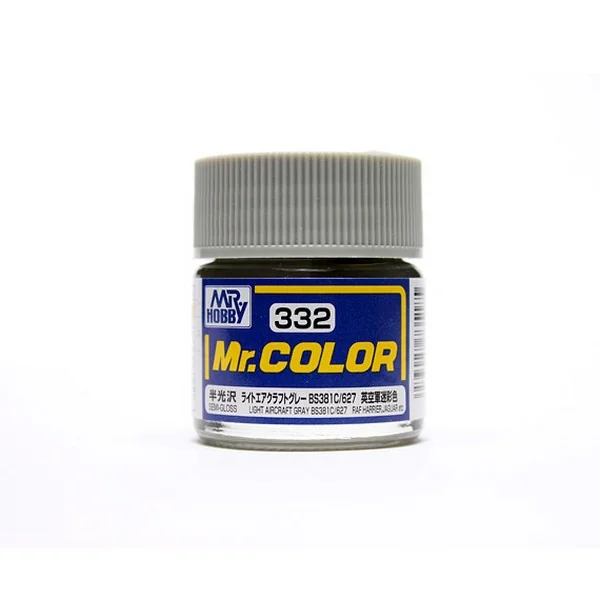 Mr.Hobby Mr.Color C332 Light Aircraft Gray BS381C/627 Semi-Gloss (10ml) 4973028735185 (สี)