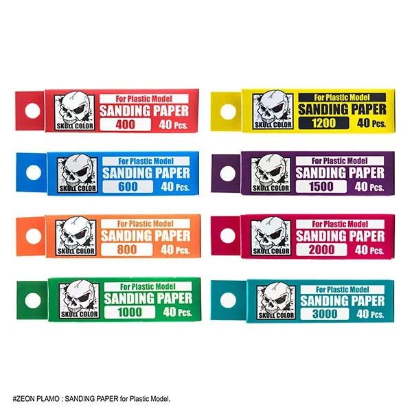 Skull Color 40.208 Sanding Paper 3000 (40 Pcs) SC30208SP3000 (Tool) Skull Color 40.208 Sanding Paper 3000 (40 Pcs) SC30208SP3000 (Tool)