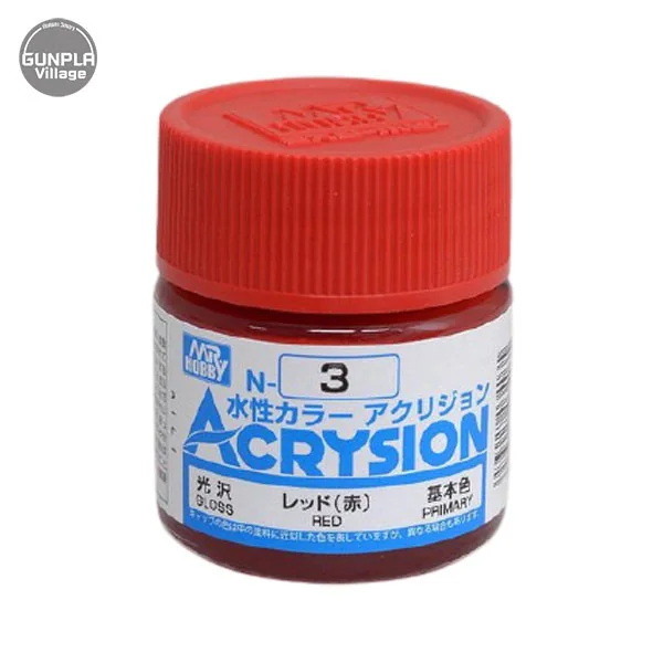 Mr.Hobby MR.ACRYSION COLOR N-03 RED 4973028034035 (สี) Mr.Hobby MR.ACRYSION COLOR N-03 RED 4973028034035 (สี)