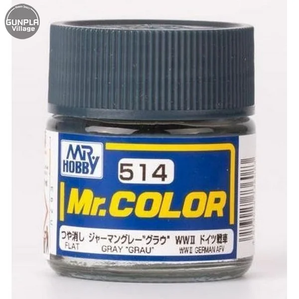 Mr.Hobby Mr.Color C514 Gray "Grau" Flat 4973028736083 (สี) Mr.Hobby Mr.Color C514 Gray "Grau" Flat 4973028736083 (สี)