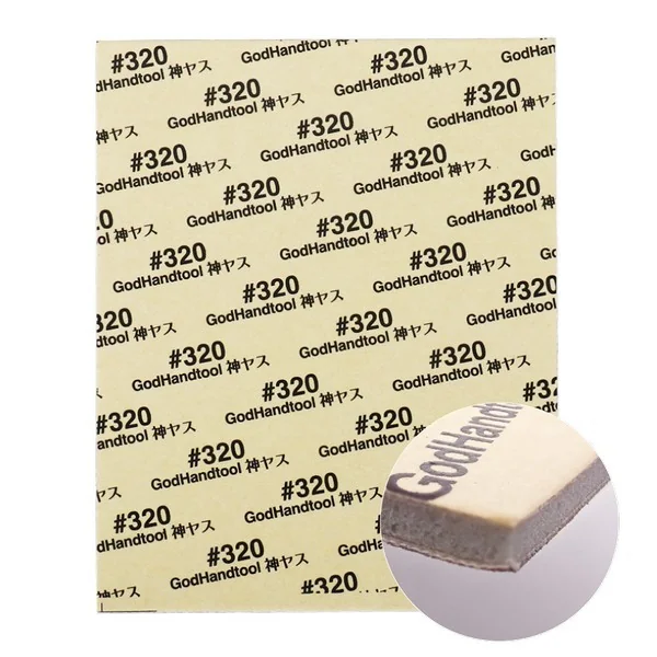 GodHand GH-KSC2-P320 Kamiyasu Sanding Sponge Sticker 2mm #320 4562349872992 (Tool) GodHand GH-KSC2-P320 Kamiyasu Sanding Sponge Sticker 2mm #320 4562349872992 (Tool)