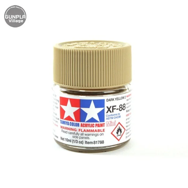 Tamiya 81788 Acrylic Mini XF-88 Dark Yellow 2 45207334 (สี) Tamiya 81788 Acrylic Mini XF-88 Dark Yellow 2 45207334 (สี)
