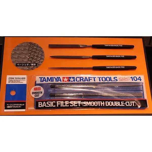 Tamiya 74104 Basic File Set Smooth Double Cut 4950344741045 (Tool) Tamiya 74104 Basic File Set Smooth Double Cut 4950344741045 (Tool)