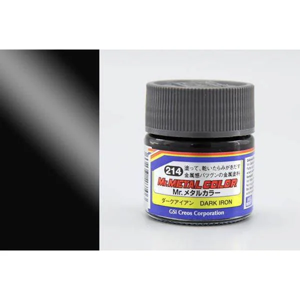 Mr.Hobby Mr.Metal Color MC214 Dark Iron (10ml) 49532746 (สี) Mr.Hobby Mr.Metal Color MC214 Dark Iron (10ml) 49532746 (สี)