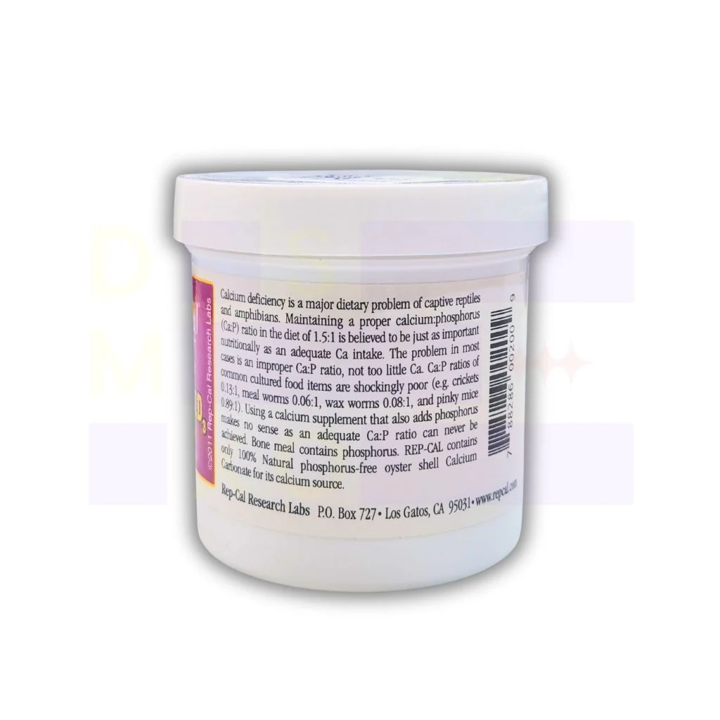 REP-CAL Calcium with Vit.D3 93.5g แคลเซียมผง+D3 สำหรับสัตว์เลื้อยคลาน และสัตว์ครึ่งบกครึ่งน้ำ REP-CAL Calcium with Vit.D3 93.5g แคลเซียมผง+D3 สำหรับสัตว์เลื้อยคลาน และสัตว์ครึ่งบกครึ่งน้ำ