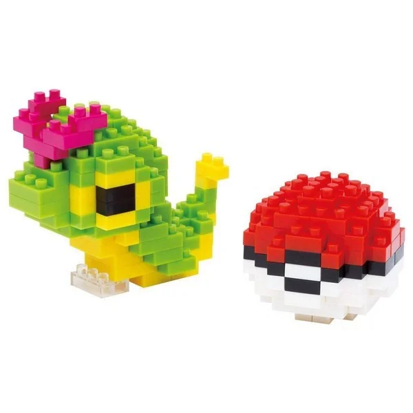 Kawada nanoblock Pokemon NBPM_010 Caterpie & Monster Ball 4972825149560 (นาโนบล็อค) Kawada nanoblock Pokemon NBPM_010 Caterpie & Monster Ball 4972825149560 (นาโนบล็อค)