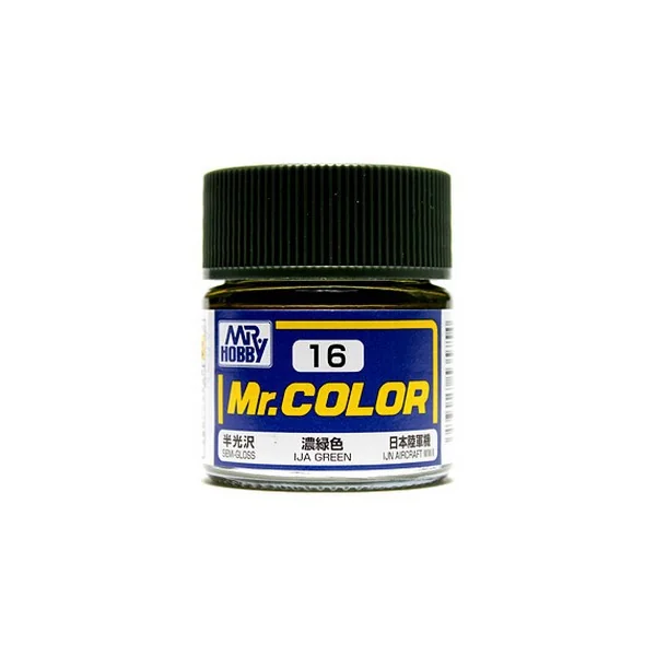 Mr.Hobby Mr.Color C16 IJN Green Semi-Gloss (10ml) 4973028535754 (สี) Mr.Hobby Mr.Color C16 IJN Green Semi-Gloss (10ml) 4973028535754 (สี)