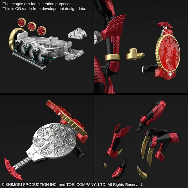 Bandai Figure-Rise Standard: Kamen Rider OOO Tajadoru Combo 4573102637697 (Plastic Model)