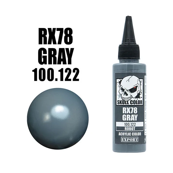 Skull Color 100.122 RX78 Gray 60 ml [Robot] 8853100904028 (สี)