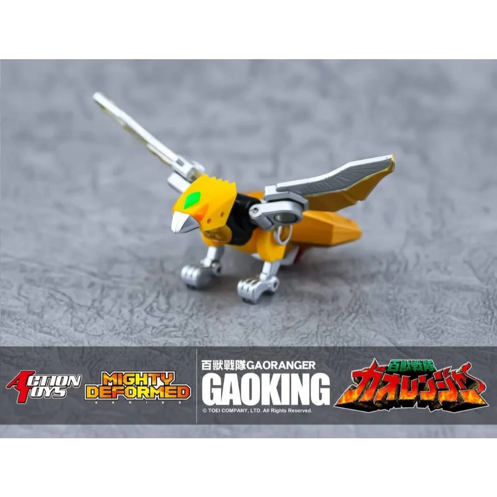 [Pre Order 08/2569] Action Toys Mighty Deformed Hyakuju Sentai Gaoranger GaoKing 4582119842246 (Action Figure)