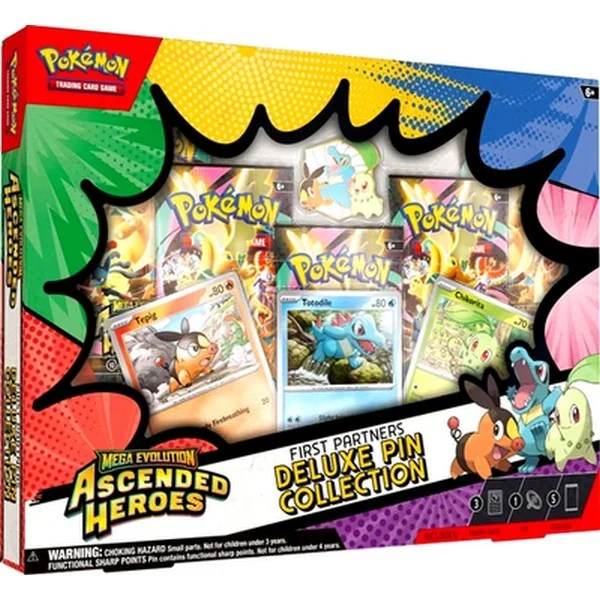 Pokemon ENG Mega Evolution Ascended Heroes First Partners Deluxe Pin Collection 196214141421 (การ์ดโปเกมอน) Pokemon ENG Mega Evolution Ascended Heroes First Partners Deluxe Pin Collection 196214141421 (การ์ดโปเกมอน)