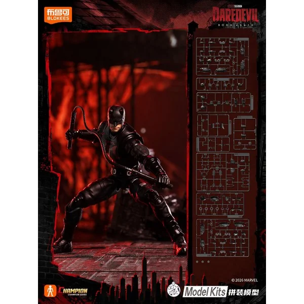 (Pre Order 08/2569) Blokees Marvel Heroes 81126 Champion Class 14 Born Again S2 Daredevil 810181534955 (Plastic Model) (Pre Order 08/2569) Blokees Marvel Heroes 81126 Champion Class 14 Born Again S2 Daredevil 810181534955 (Plastic Model)