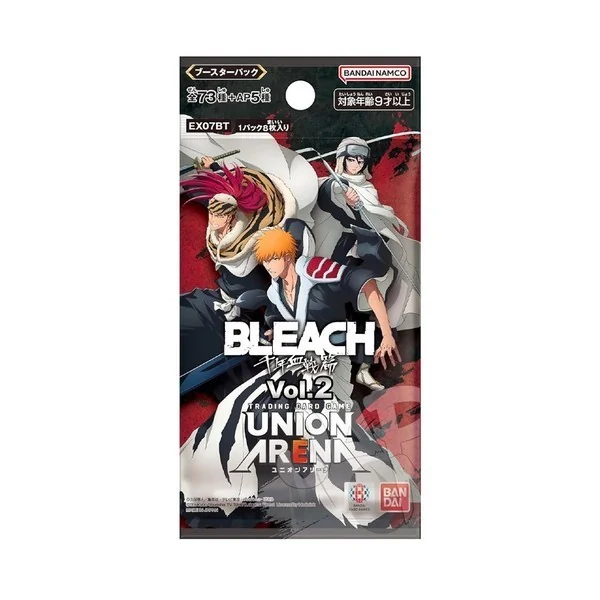 Bandai Union Arena Extra Booster Box EX07BT Bleach Vol.2 แบบกล่อง (16 ซอง) 4582769680014 (การ์ด)