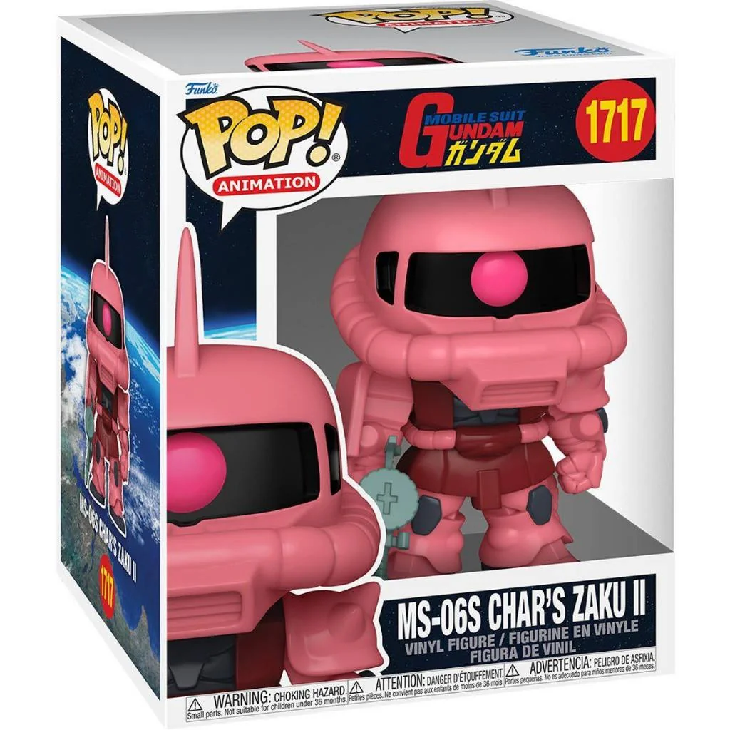 Funko POP! Super 6" MS-06S Char’s Zaku II (1717) 889698829847 (Vinyl Figure)