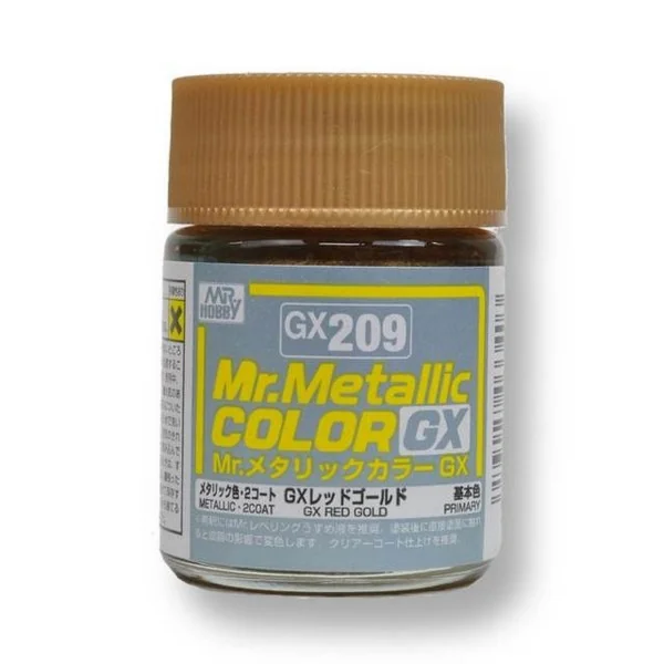 Mr.Hobby Mr.Metallic Color GX209 Red Gold 4973028033403 (สี) Mr.Hobby Mr.Metallic Color GX209 Red Gold 4973028033403 (สี)