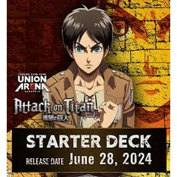 Bandai Union Arena Starter Deck UA23ST Attack on Titan 4570118213761 (การ์ด) Bandai Union Arena Starter Deck UA23ST Attack on Titan 4570118213761 (การ์ด)