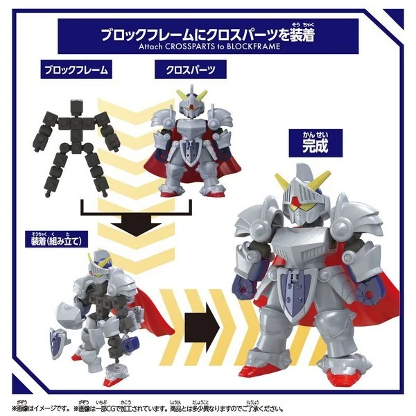 Bandai BlockCross BCG-008 Knight Gundam 4582769805738 (Plastic Model) Bandai BlockCross BCG-008 Knight Gundam 4582769805738 (Plastic Model)