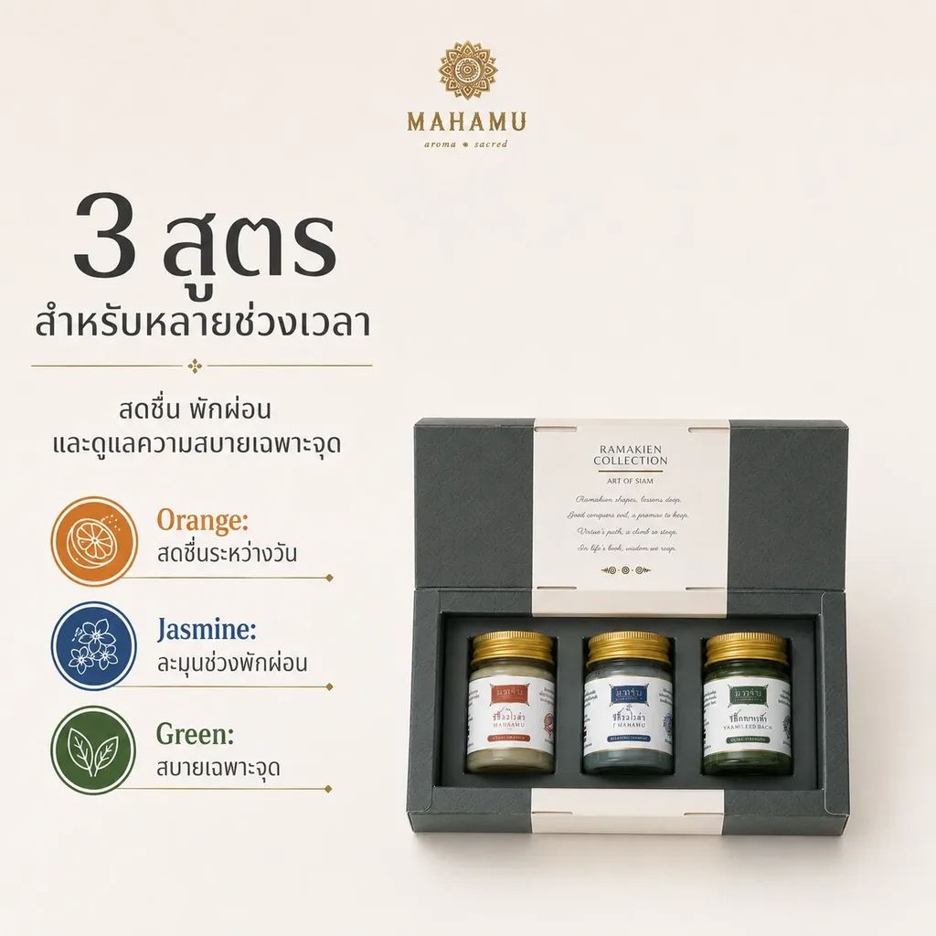 MAHAMU Balm Gift Set 20g x 3 MAHAMU Balm Gift Set 20g x 3