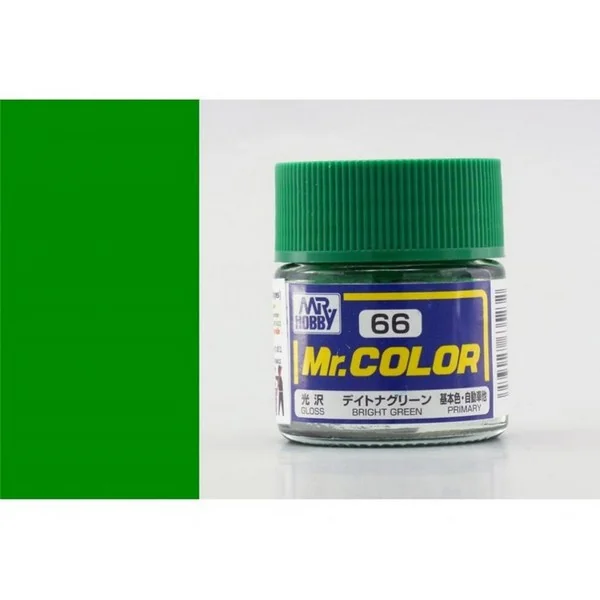 Mr.Hobby Mr.Color C66 Bright Green Glosss (10ml) 4973028635232 (สี) Mr.Hobby Mr.Color C66 Bright Green Glosss (10ml) 4973028635232 (สี)