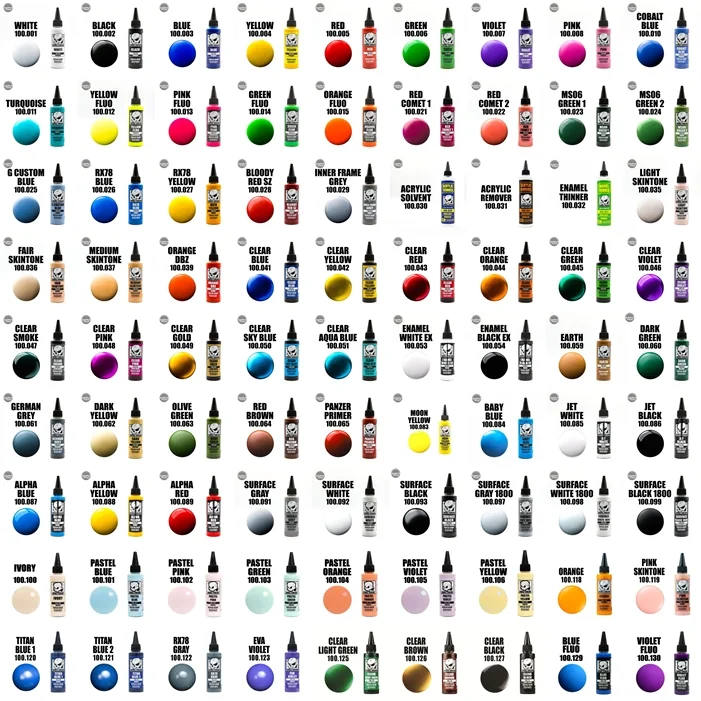 Skull Color Group 100 เลือกสีด้านใน Skull Color Group 100 เลือกสีด้านใน