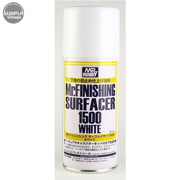 Mr.hobby MR.FINISHING SURFACER 1500 B529 WHITE 4973028631173 (สี) Mr.hobby MR.FINISHING SURFACER 1500 B529 WHITE 4973028631173 (สี)