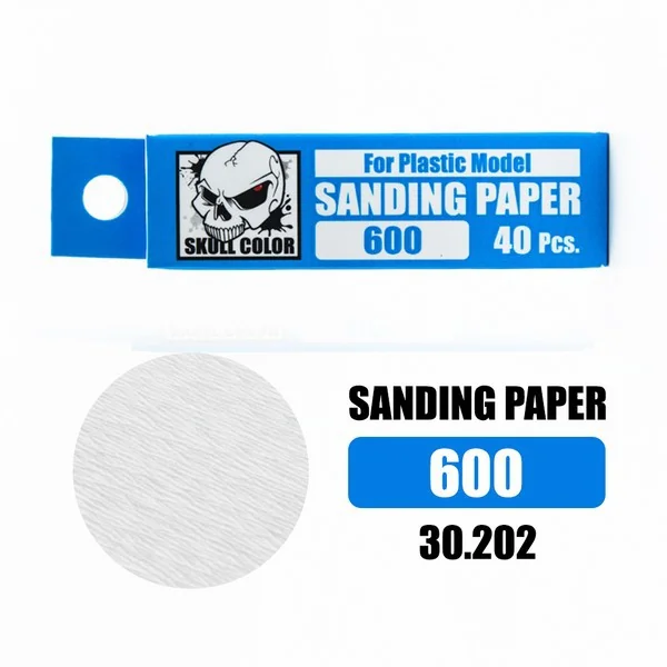 SKull Color 30.202 Sanding Paper 600 (40 Pcs) SC30202SP600 (Tool) SKull Color 30.202 Sanding Paper 600 (40 Pcs) SC30202SP600 (Tool)