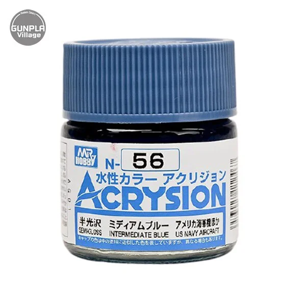 Mr.Hobby MR.ACRYSION COLOR N-56 INTERMEDIATE BLUE 4973028112467 (สี) Mr.Hobby MR.ACRYSION COLOR N-56 INTERMEDIATE BLUE 4973028112467 (สี)