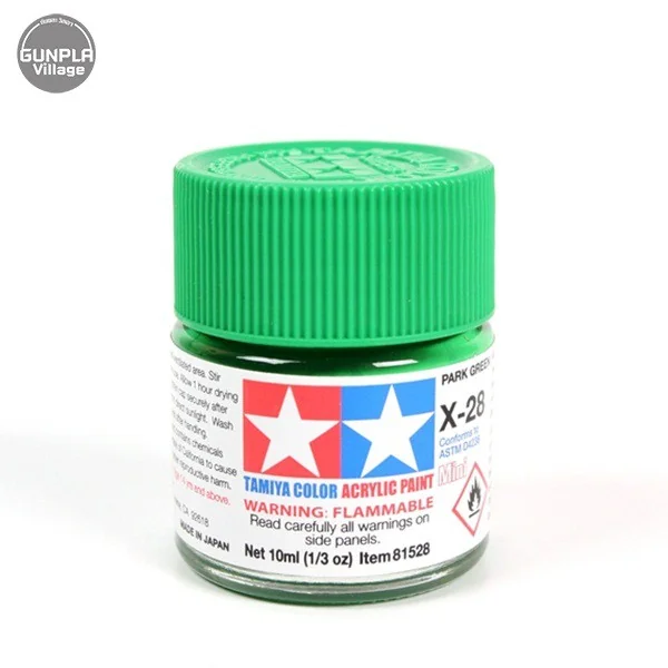Tamiya 81528 Acrylic Mini X-28 Park Green 45035470 (สี) Tamiya 81528 Acrylic Mini X-28 Park Green 45035470 (สี)
