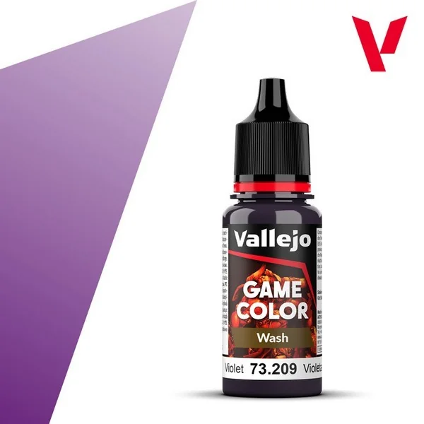 Vallejo Game Color Wash 73.209 Violet 18 ml 8429551732093 (สี) Vallejo Game Color Wash 73.209 Violet 18 ml 8429551732093 (สี)