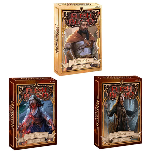 Flesh & Blood (เลือกแบบ) TCG Monarch Blitz Decks 9421905459358 9421905459372 9421905459389 (การ์ด) Flesh & Blood (เลือกแบบ) TCG Monarch Blitz Decks 9421905459358 9421905459372 9421905459389 (การ์ด)