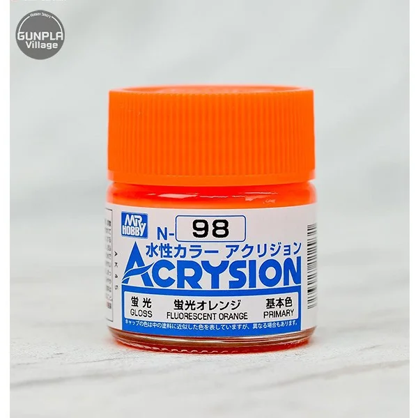 Mr.Hobby MR.ACRYSION COLOR N-98 FLUORESCENT ORANGE 4973028112931 (สี) Mr.Hobby MR.ACRYSION COLOR N-98 FLUORESCENT ORANGE 4973028112931 (สี)
