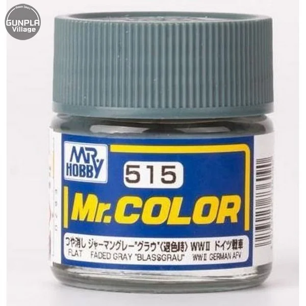 Mr.Hobby Mr.Color C515 Faded Gray "Blassgrau" Flat 4973028736090 (สี) Mr.Hobby Mr.Color C515 Faded Gray "Blassgrau" Flat 4973028736090 (สี)