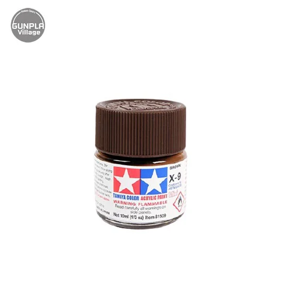 Tamiya 81509 Acrylic Mini X-9 Brown 45032783 (สี) Tamiya 81509 Acrylic Mini X-9 Brown 45032783 (สี)