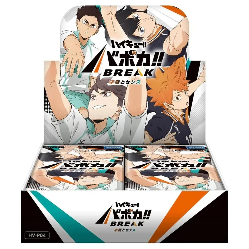 (Pre Order 24/10/2569) Takara Tomy Haikyu Booster Box HV-P04 Talent and Sense แบบกล่อง (18 ซอง) (การ์ด)