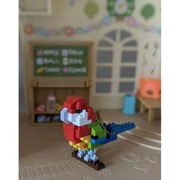 Kawada nanoblock NBC_324 Rosella 4972825218730 (นาโนบล็อค) Kawada nanoblock NBC_324 Rosella 4972825218730 (นาโนบล็อค)