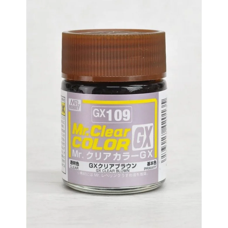 Mr.Hobby MR.CLEAR COLOR GX109 Clear Brown 4973028420135 (สี) Mr.Hobby MR.CLEAR COLOR GX109 Clear Brown 4973028420135 (สี)
