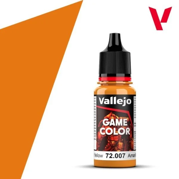 Vallejo Game Color 72.007 Gold Yellow 18 ml 8429551720076 (สี)