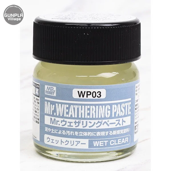 Mr.Hobby MR.WEATHERING PASTE WP03 Wet Clear 4973028630855 สี (Tool)