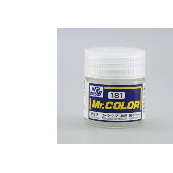 Mr.Hobby Mr.Color C181 Super Clear Semi-Gloss (10ml) 4973028635850 (สี) Mr.Hobby Mr.Color C181 Super Clear Semi-Gloss (10ml) 4973028635850 (สี)