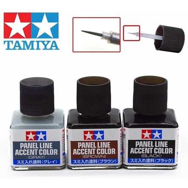Tamiya 87131 Panel Line Accent Color - Black 4950344871315 4950344071616 (Tool) Tamiya 87131 Panel Line Accent Color - Black 4950344871315 4950344071616 (Tool)