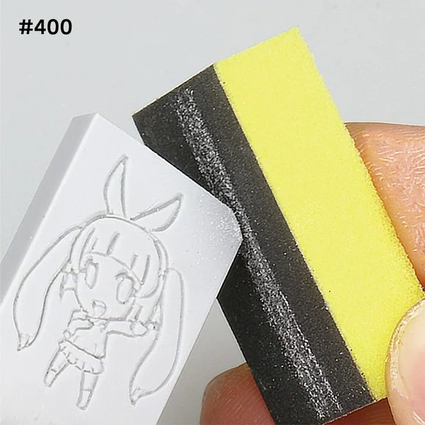 GodHand GH-KS10-A3A Kamiyasu Sanding Stick 10mm Set A (#120/#240#400) (4 Pcs each) 4562349872466 (Tool)