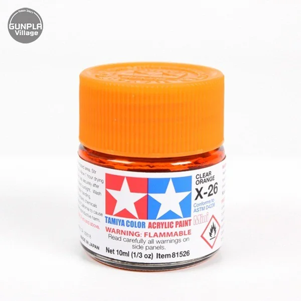 Tamiya 81526 Acrylic Mini X-26 Clear Orange 45035456 (สี) Tamiya 81526 Acrylic Mini X-26 Clear Orange 45035456 (สี)