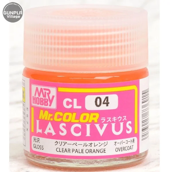 Mr.Hobby Mr.Color CL04 Lascivus Pale Clear Orange Gloss 4973028736915 (สี)