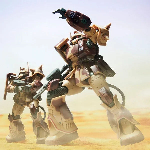 Bandai HG Zaku Desert Type (Double Antenna Specification) 4573102618603 (Plastic Model) Bandai HG Zaku Desert Type (Double Antenna Specification) 4573102618603 (Plastic Model)