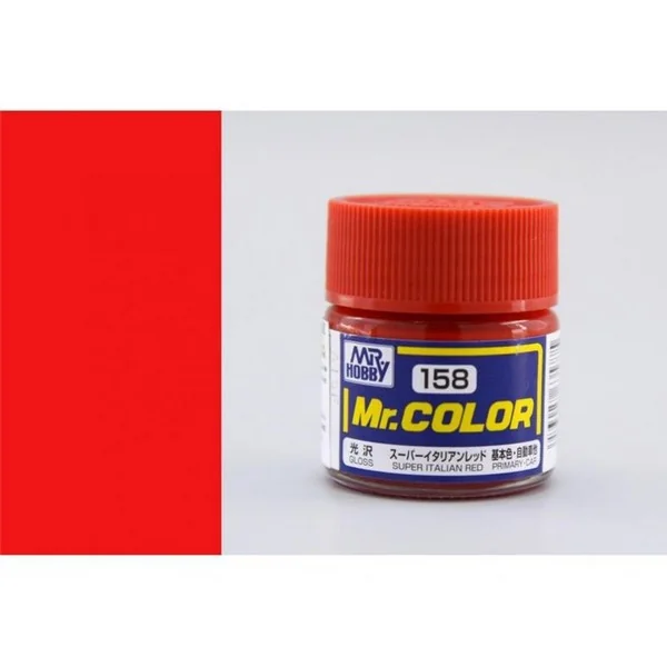 Mr.Hobby Mr.Color C158 Super Italian Red Gloss (10ml) 4973028635775 (สี) Mr.Hobby Mr.Color C158 Super Italian Red Gloss (10ml) 4973028635775 (สี)