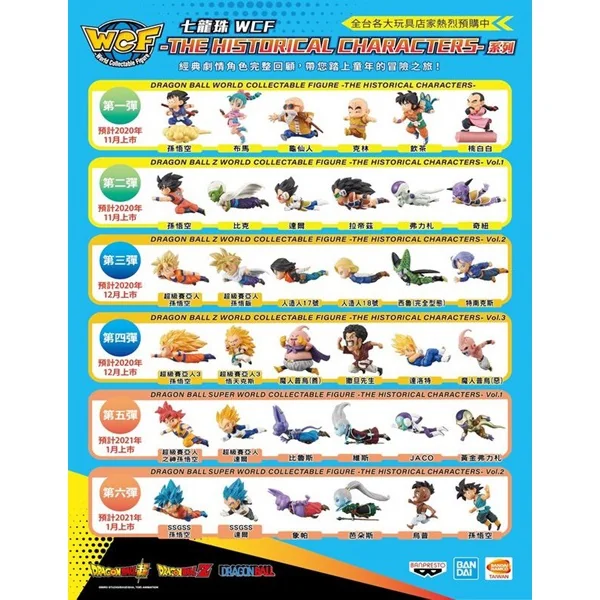 Banpresto (Set 6 กล่อง) WCF Dragon Ball Super World Collectable Figure - The Historical Characters Vol.2 4983164170504 Banpresto (Set 6 กล่อง) WCF Dragon Ball Super World Collectable Figure - The Historical Characters Vol.2 4983164170504
