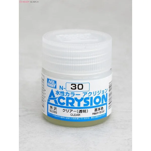Mr.Hobby MR.ACRYSION COLOR N-30 CLEAR 4973028034196 (สี)