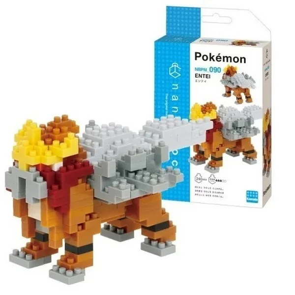 Kawada nanoblock Pokemon NBPM_090 Entei 4972825221662 (นาโนบล็อค) Kawada nanoblock Pokemon NBPM_090 Entei 4972825221662 (นาโนบล็อค)