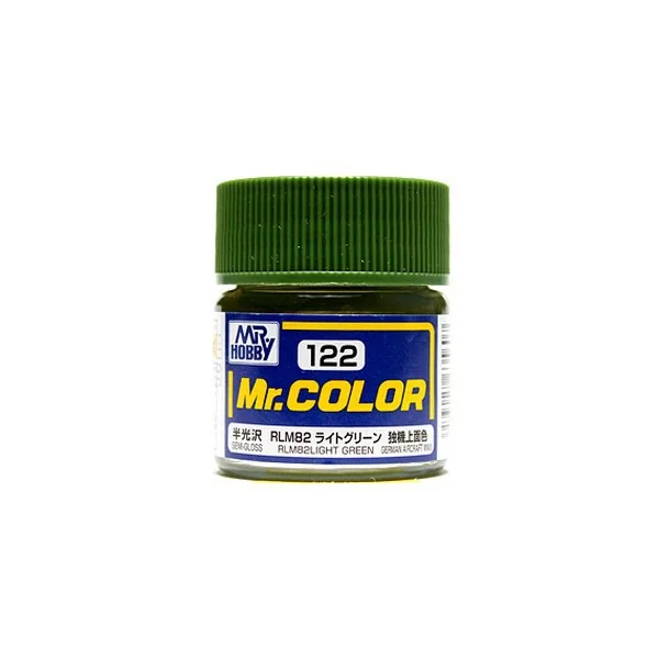 Mr.Hobby Mr.Color C122 RLM82 Light Green Semi-Gloss (10ml) 4973028635607 (สี) Mr.Hobby Mr.Color C122 RLM82 Light Green Semi-Gloss (10ml) 4973028635607 (สี)